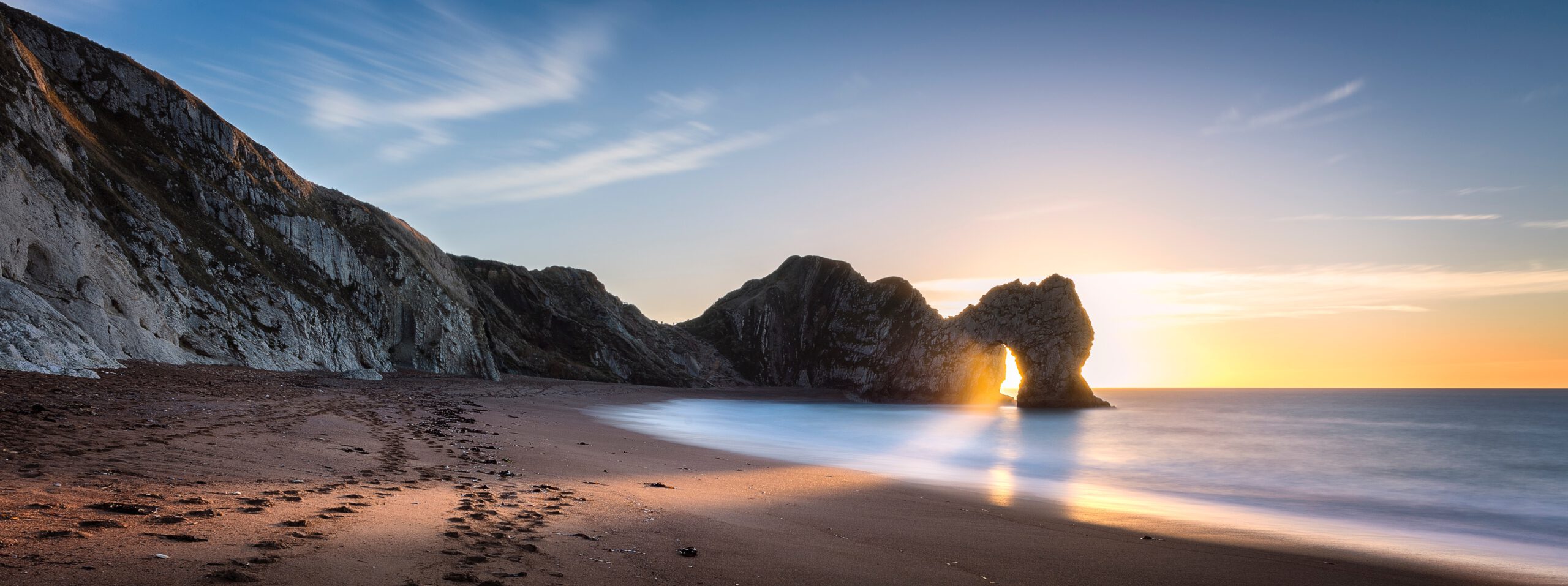 Sonnenuntergang am Strand