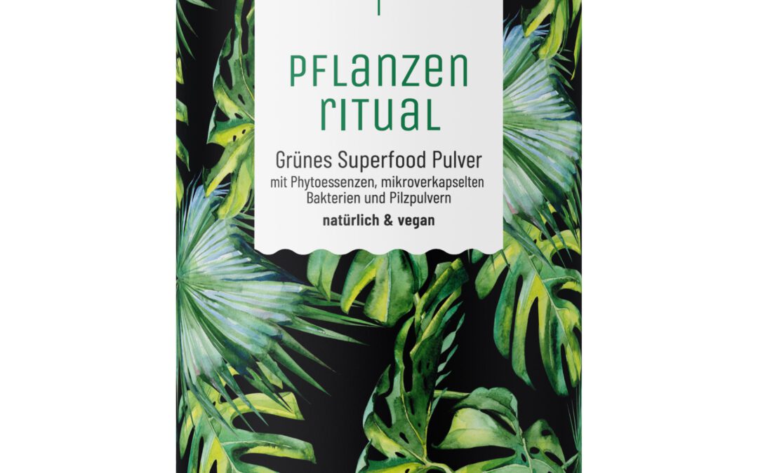 Pflanzenritual von Naturtreu: Grünes Superfood Pulver