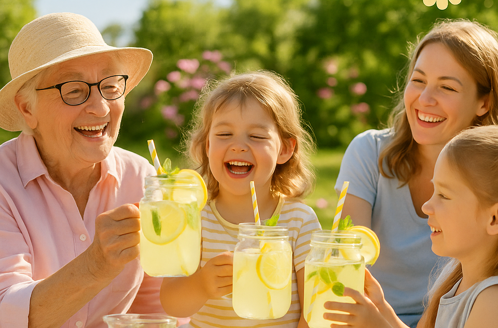 Zitronenlimonade ohne Zucker