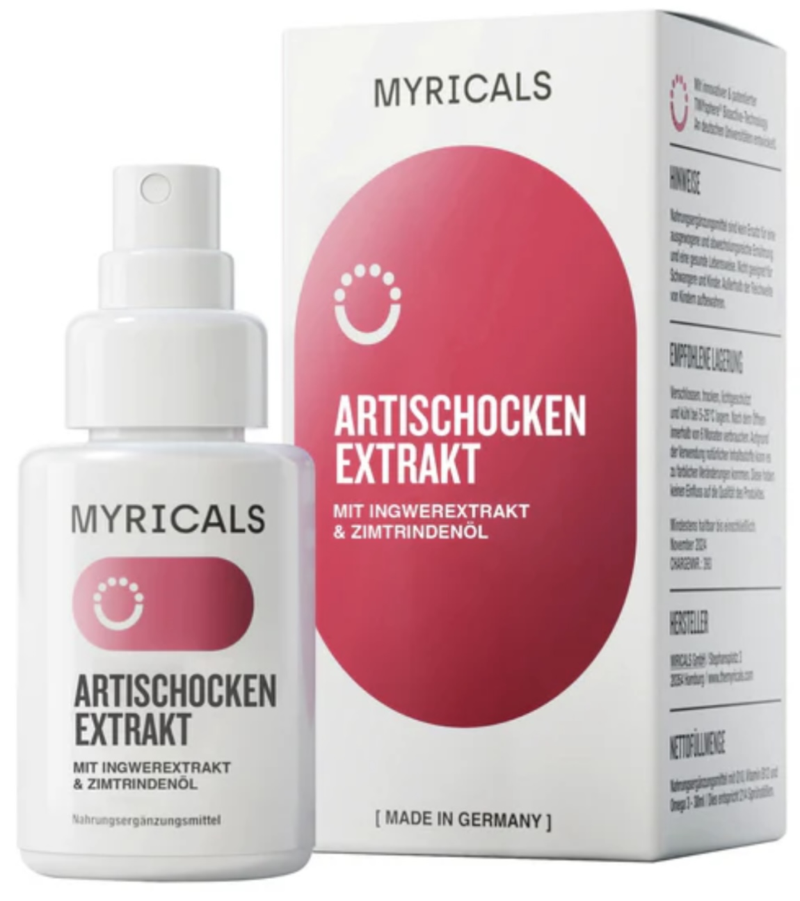 MYRICALS Artischocken Extrakt Supplement