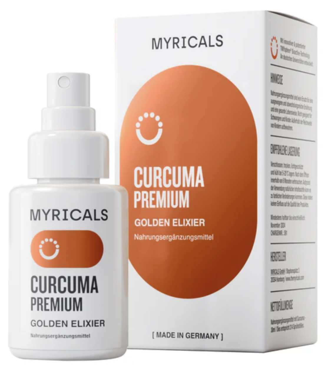 MYRICALS Curcuma Supplement