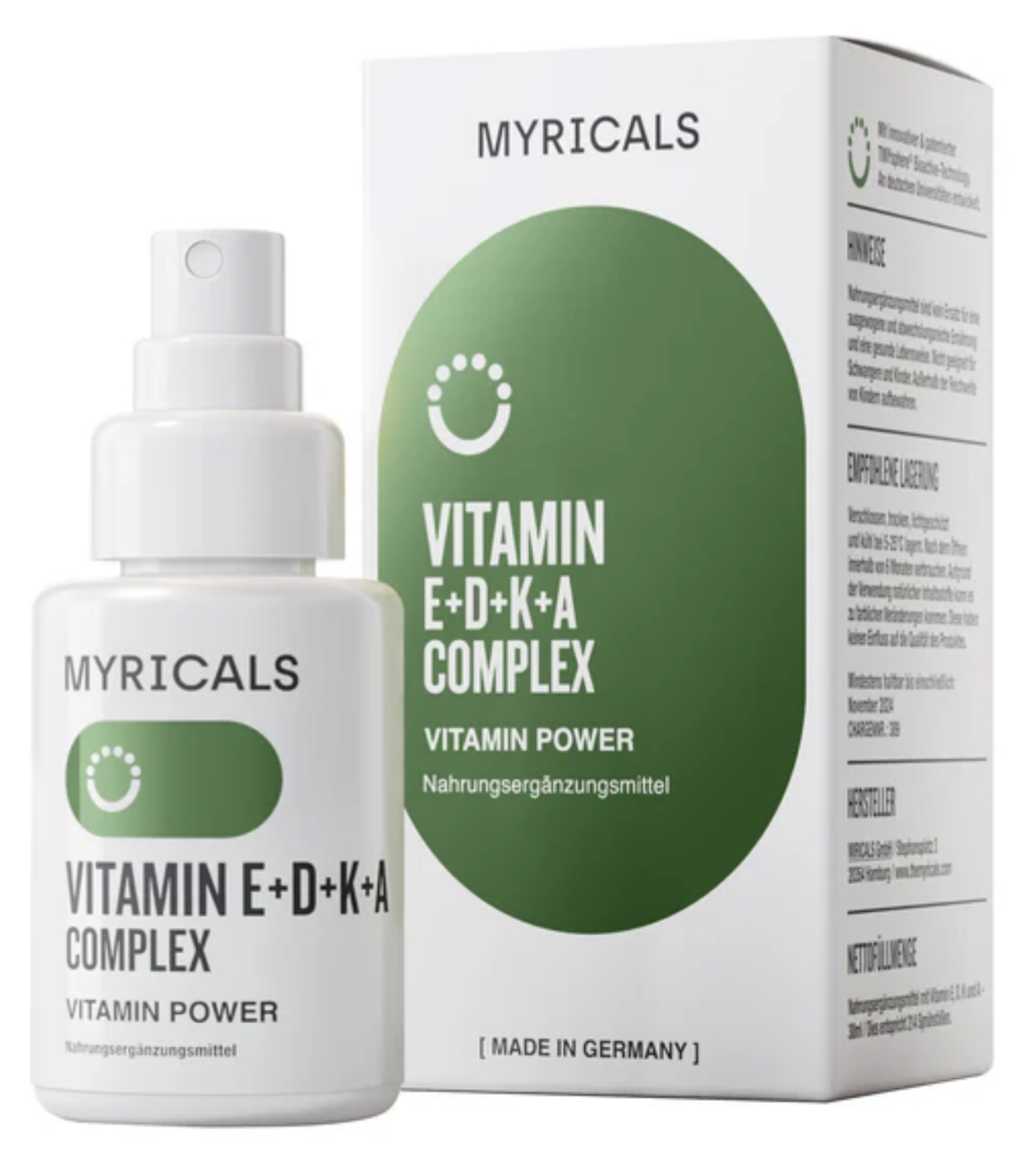 MYRICALS Vitamin E-D-K-A Supplement